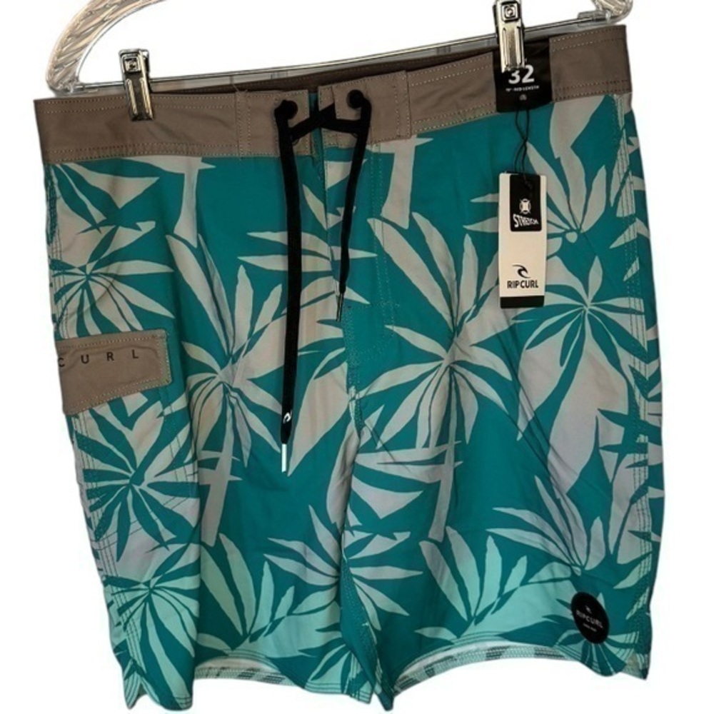 Rip Curl Barrel Killa Tropical Floral Print Board Shorts Men’s Size 32 NWT